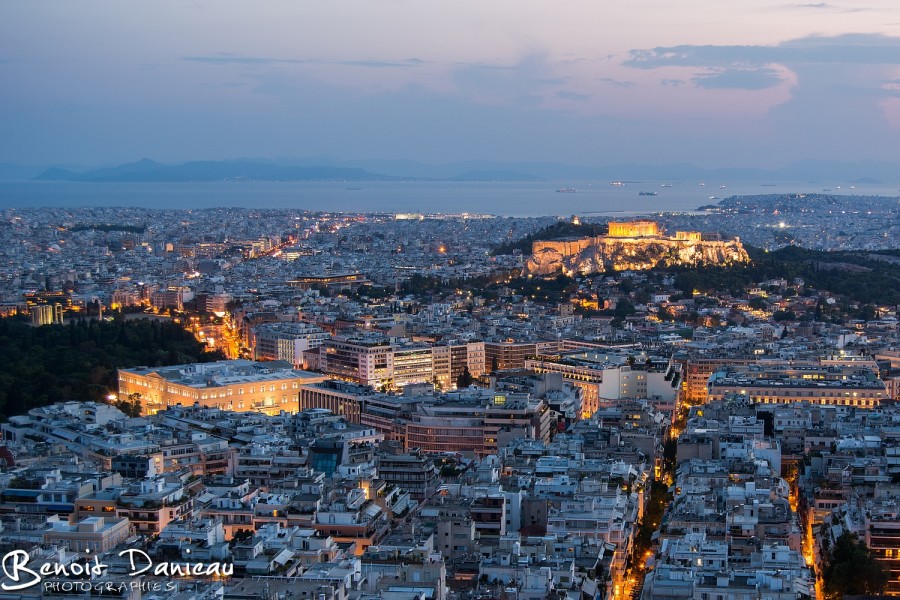 Athènes de nuit