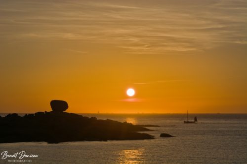 coucher de soleil tregastel