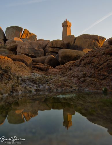 reflet du phare mean ruz ploumanac'h