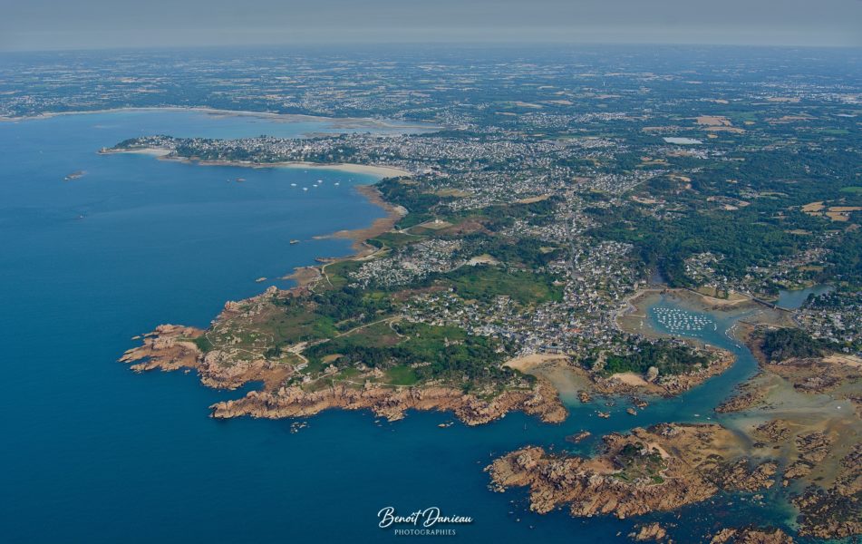 perros guirec vu du ciel