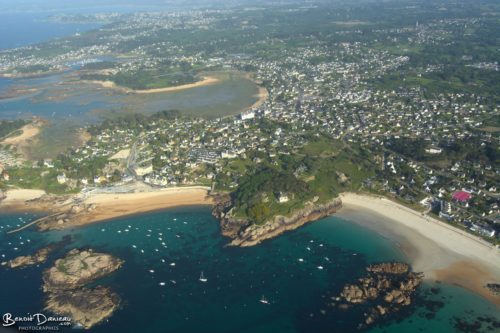 tregastel vu du ciel bretagne